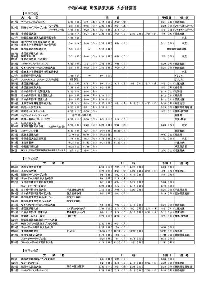 令和8年度事業計画書